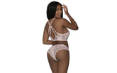 Exposed Lingerie Lace Cami and Short Set Bras and Bra Sets